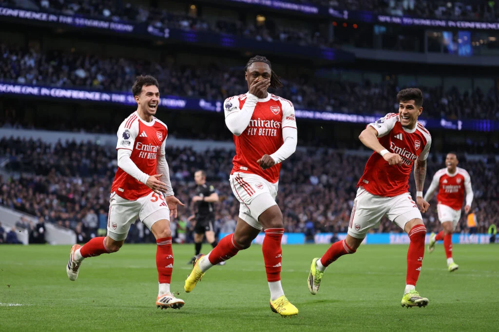 Eberechi Eze now just two goals from matching Robert Pires as Arsenal hammer Tottenham
