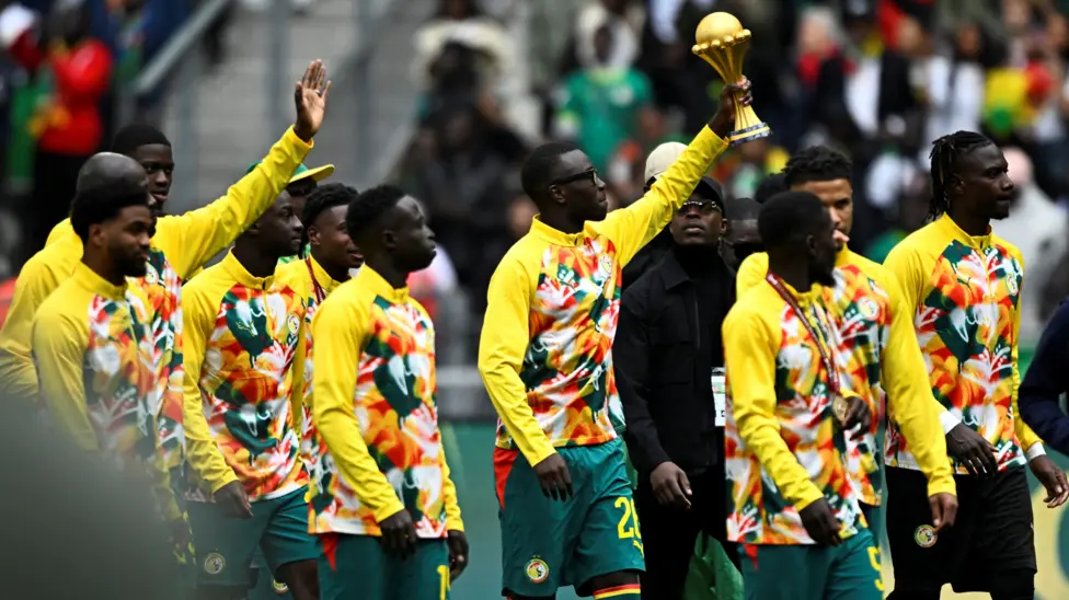 Senegal parade Afcon trophy despite title controversy